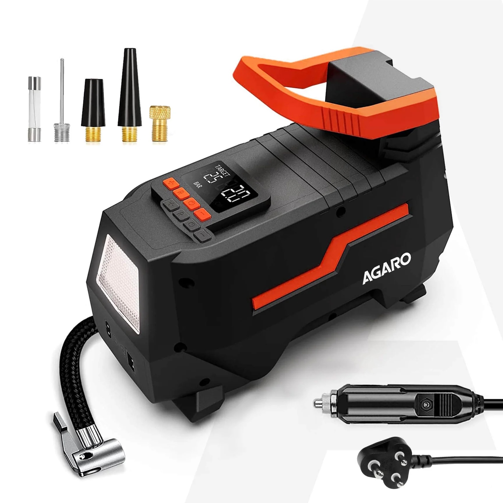AGARO Digital AC/DC Tyre Inflator TI2157
