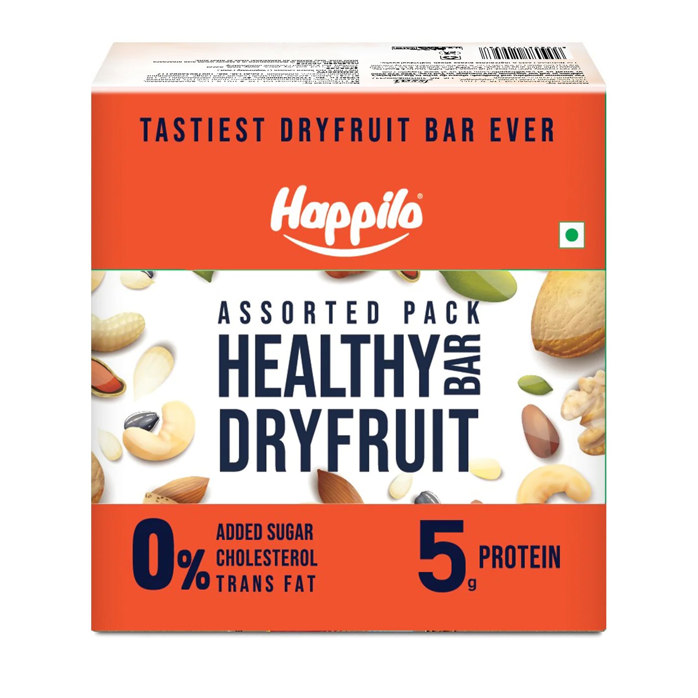 Happilo Assorted Dry Fruit Bar Pack (6x35g)