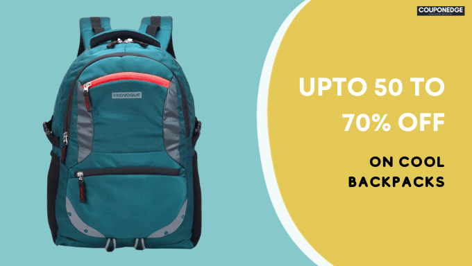 Up to 50 - 70% Off on Backpacks + CE Cashback