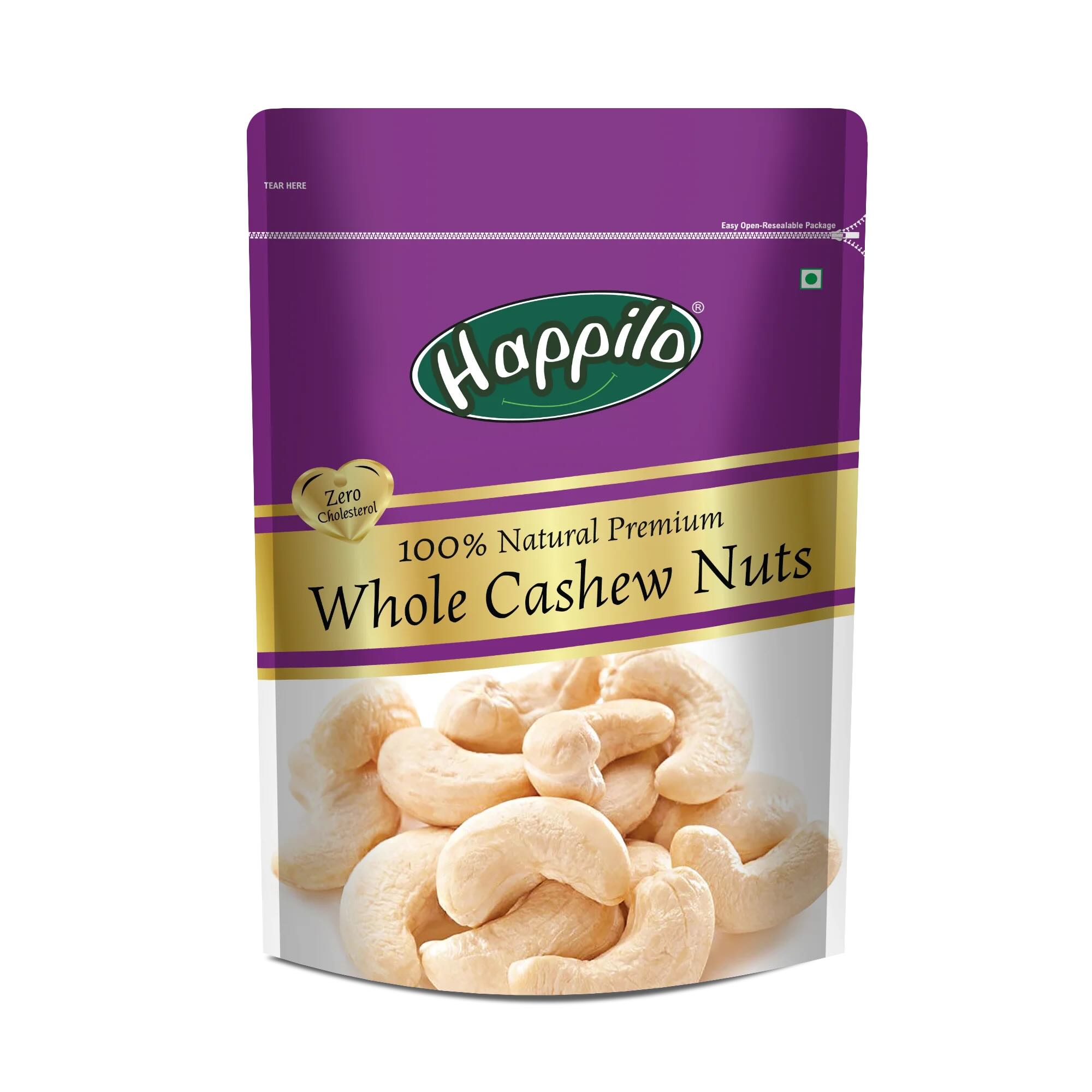 Happilo Premium Whole Cashew Nuts 200g
