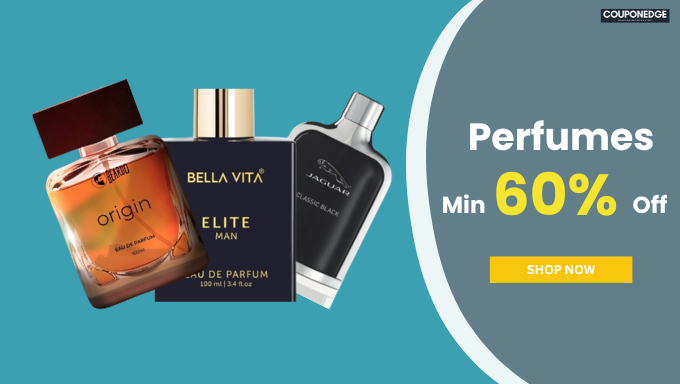 Branded Perfumes Min 60% Off + CouponEdge Cashback