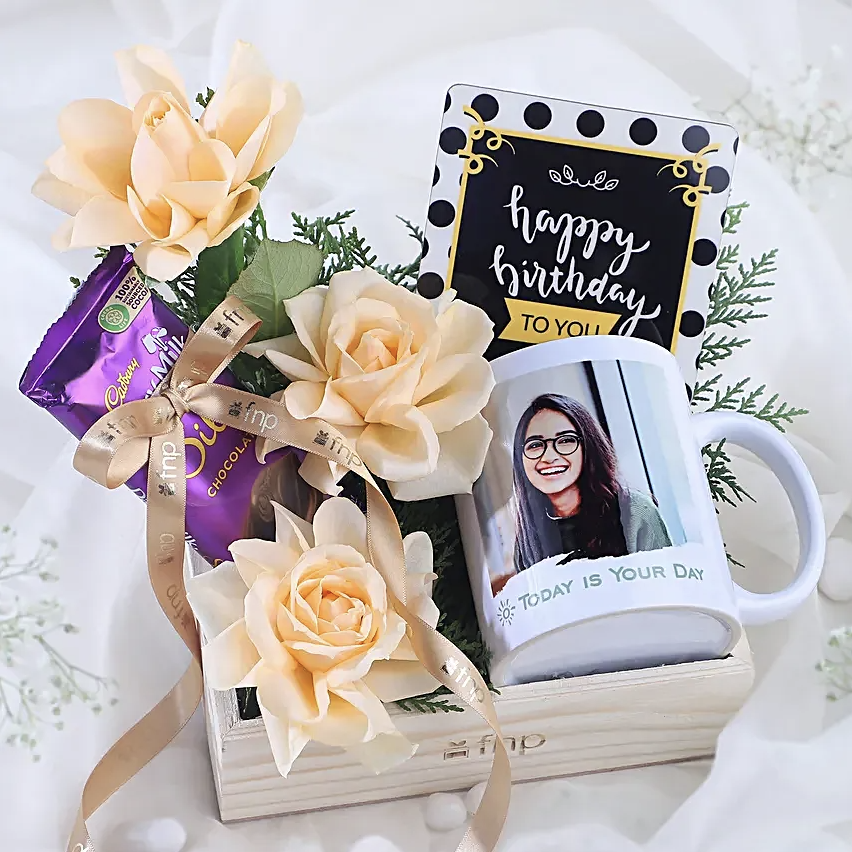 Personalised Mug with Chocolate Temptations