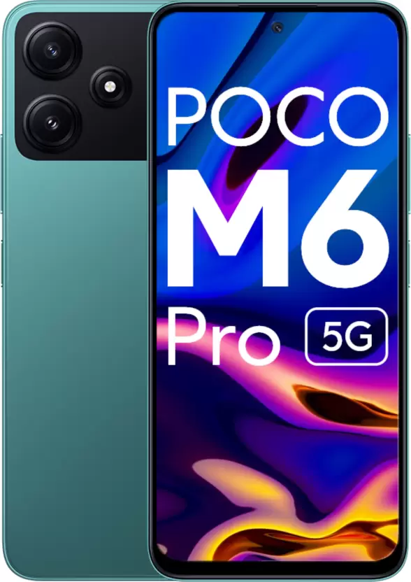 POCO M6 Pro 5G (Forest Green, 128 GB) (4 GB RAM)