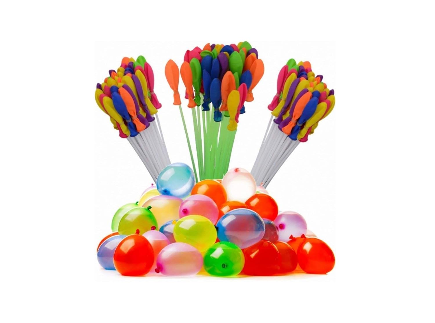 Popo Toys Holi Magic Balloon | Set of 3 Bunch | 111 Balloons | Multicolour