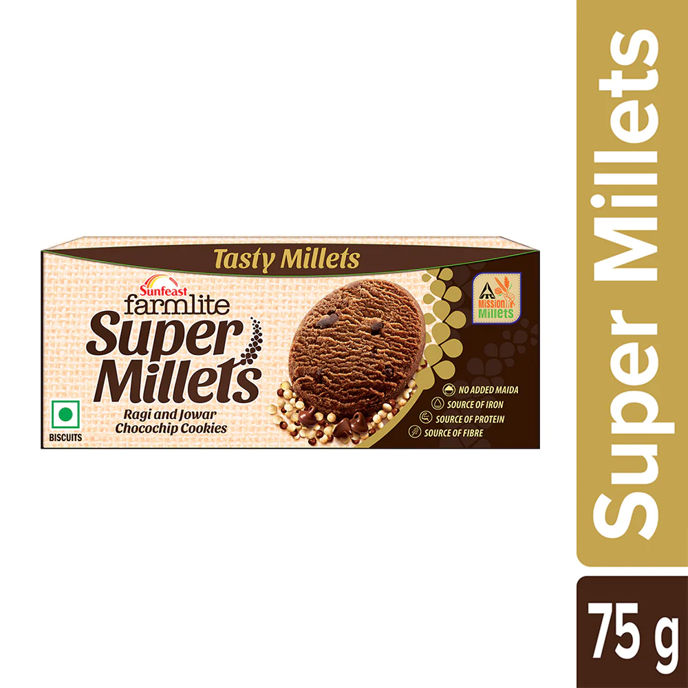 Sunfeast Farmlite Super Choco Chip Millet, 75g