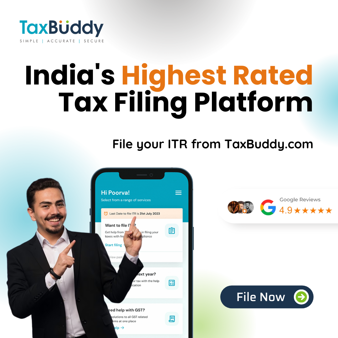Flat 20% Off + Extra 20% Taxbuddy Cashback on all ITR filing services + Flat 21% CouponEdge Cashback on all Taxbuddy Plans